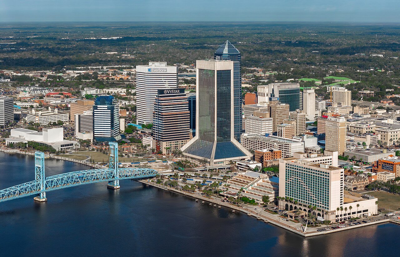 Jacksonville skyline and Main Street Bridge
